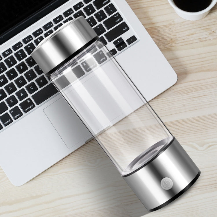 Portable Electrolyzed Water Cups Hydrogen-Rich Water Cups, Capacity: 420ml(Silver) by bashfashion