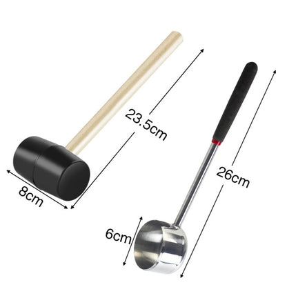 2 in 1 304 Stainless Steel Coconut Opener Tool Coconut Shell Shaving Tool Set by bashfashion