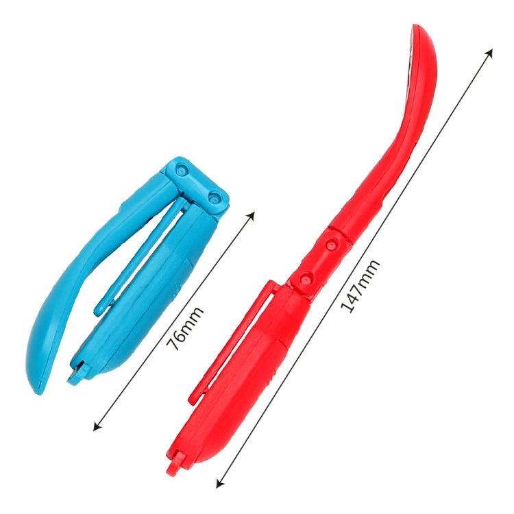 5 PCS Mini Eye-protection Clip-on Book Lights Folding LED Night Lamp(Black) by bashfashion