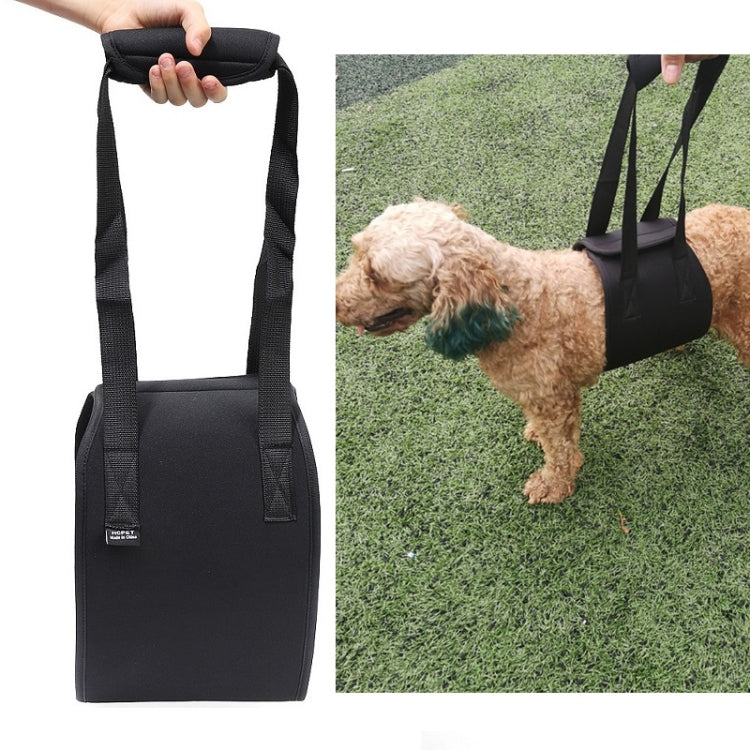 HCPET F1905 Disabled Dogs Assistive Belts Elderly Dogs Walking Assisted Leashes Pet Supplies, Size: S(Black) by bashfashion