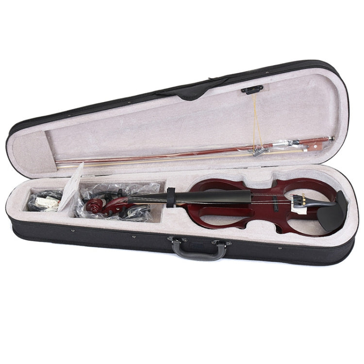 YS030 4 / 4 Wooden Manual Electronic Violin for Beginners, with Bag(White) by bashfashion