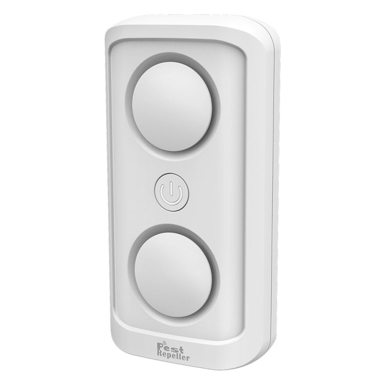 BG302 Dual-Speaker Intelligent Frequency Conversion Mosquito Repellent Ultrasonic Insect Repellent, Product specifications: US Plug 110V(White) by bashfashion