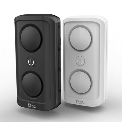 BG302 Dual-Speaker Intelligent Frequency Conversion Mosquito Repellent Ultrasonic Insect Repellent, Product specifications: US Plug 110V(White) by bashfashion