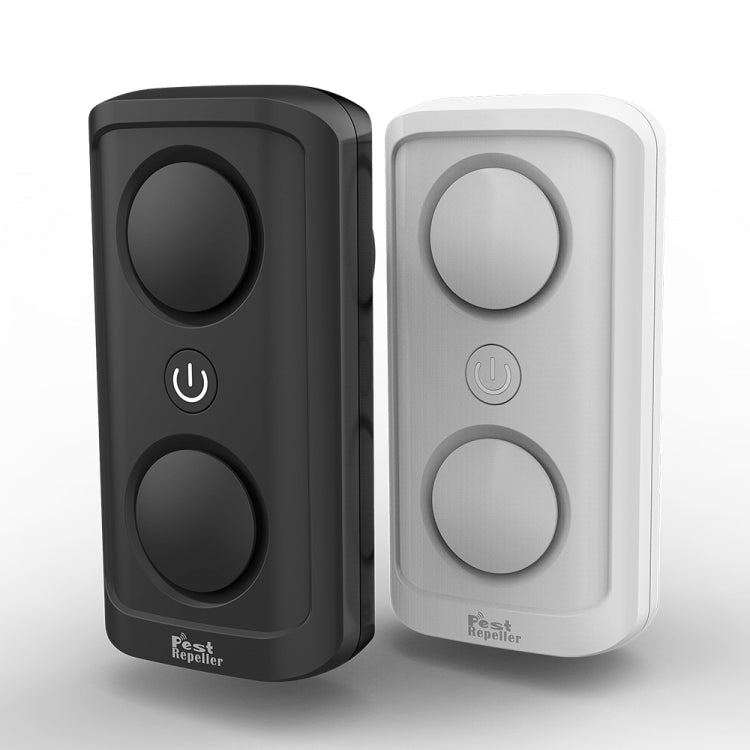 BG302 Dual-Speaker Intelligent Frequency Conversion Mosquito Repellent Ultrasonic Insect Repellent, Product specifications: EU Plug 220V(Black) by bashfashion