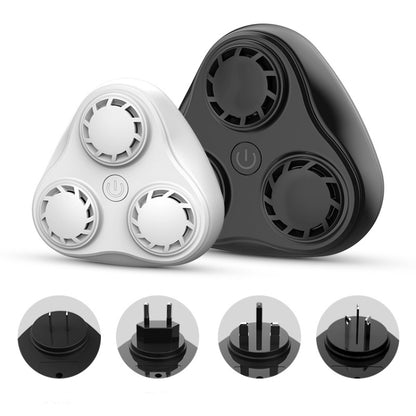 BG310 3-Horn Ultrasonic Automatic Frequency Conversion Mouse Repeller/Insect Repellent/Mosquito Repellent, Product specifications: EU Plug 220V(Black) by bashfashion