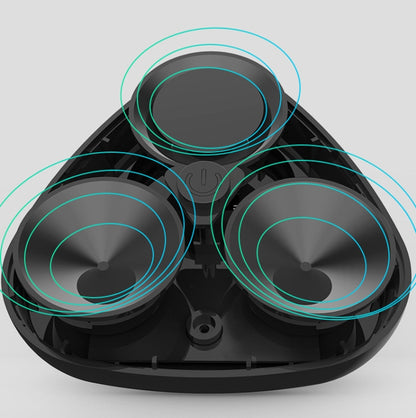 BG310 3-Horn Ultrasonic Automatic Frequency Conversion Mouse Repeller/Insect Repellent/Mosquito Repellent, Product specifications: EU Plug 220V(Black) by bashfashion