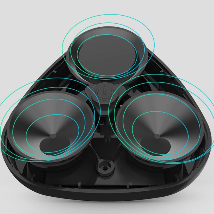 BG310 3-Horn Ultrasonic Automatic Frequency Conversion Mouse Repeller/Insect Repellent/Mosquito Repellent, Product specifications: UK Plug 220V(White) by bashfashion