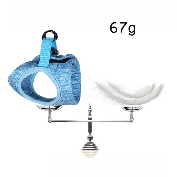 Cat Leash Pet Chest Harness Leash, Size: S(Sky Blue) by bashfashion