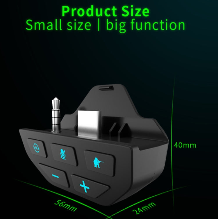 Gamepad Sound Card Headset Adapter For Xbox One Xbox Series / X / S (White) by bashfashion