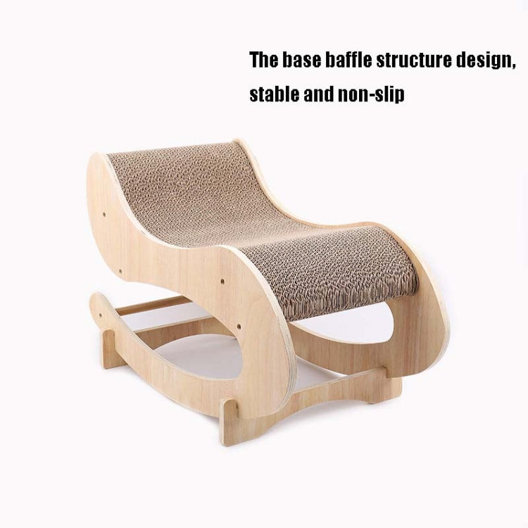 Corrugated Cat Scratching Board Shaker Claw Grinding Toy(Primary Color) by bashfashion