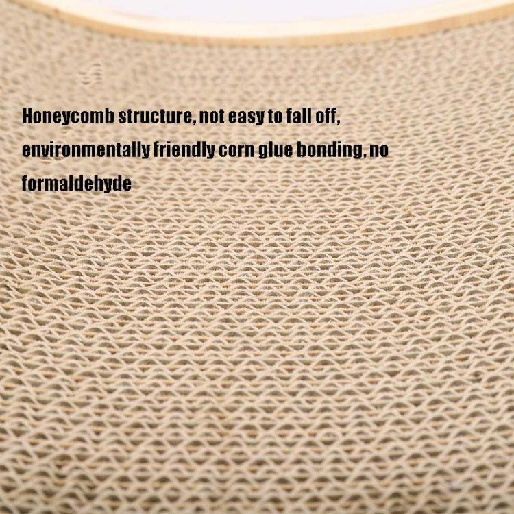 Corrugated Cat Scratching Board Shaker Claw Grinding Toy(Primary Color) by bashfashion