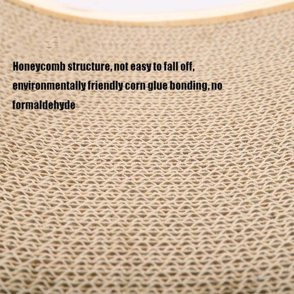 Corrugated Cat Scratching Board Shaker Claw Grinding Toy(Primary Color) by bashfashion