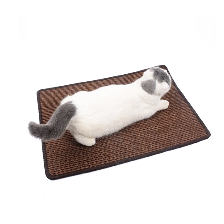 Cat Scratch Pad Pet Supplies Carpet Sleeping Mat Cat Placemat, Random Color Delivery, Specification: Overlock 30x40cm by bashfashion