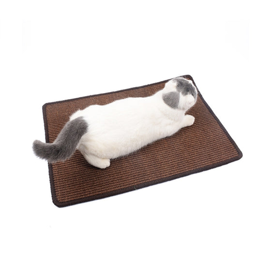 Cat Scratch Pad Pet Supplies Carpet Sleeping Mat Cat Placemat, Random Color Delivery, Specification: Overlock 30x40cm by bashfashion