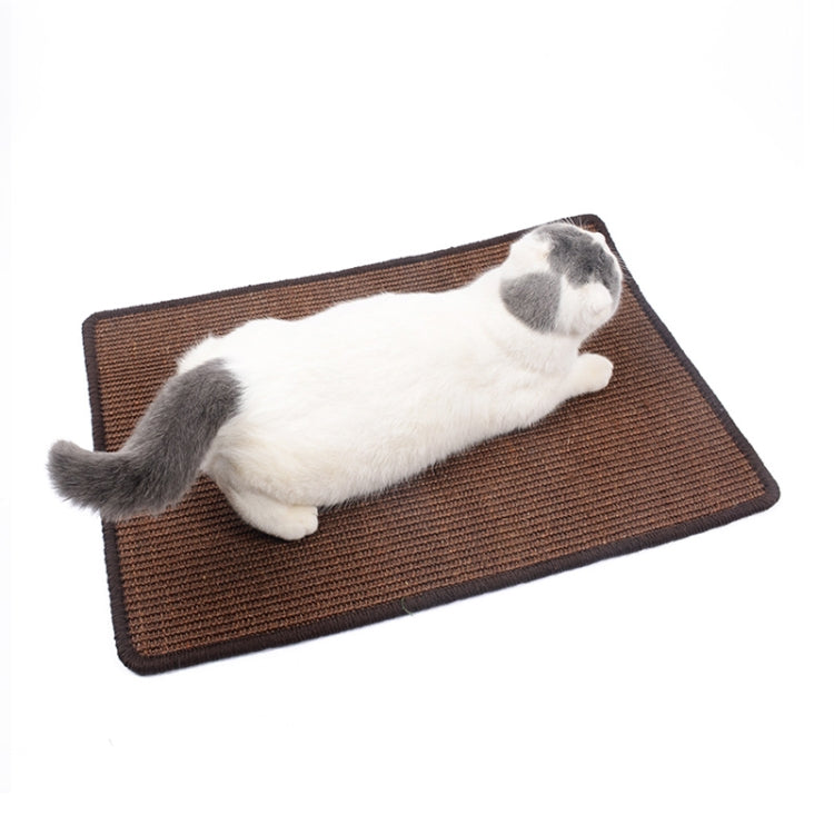 Cat Scratch Pad Pet Supplies Carpet Sleeping Mat Cat Placemat, Random Color Delivery, Specification: Overlock 50x80cm by bashfashion