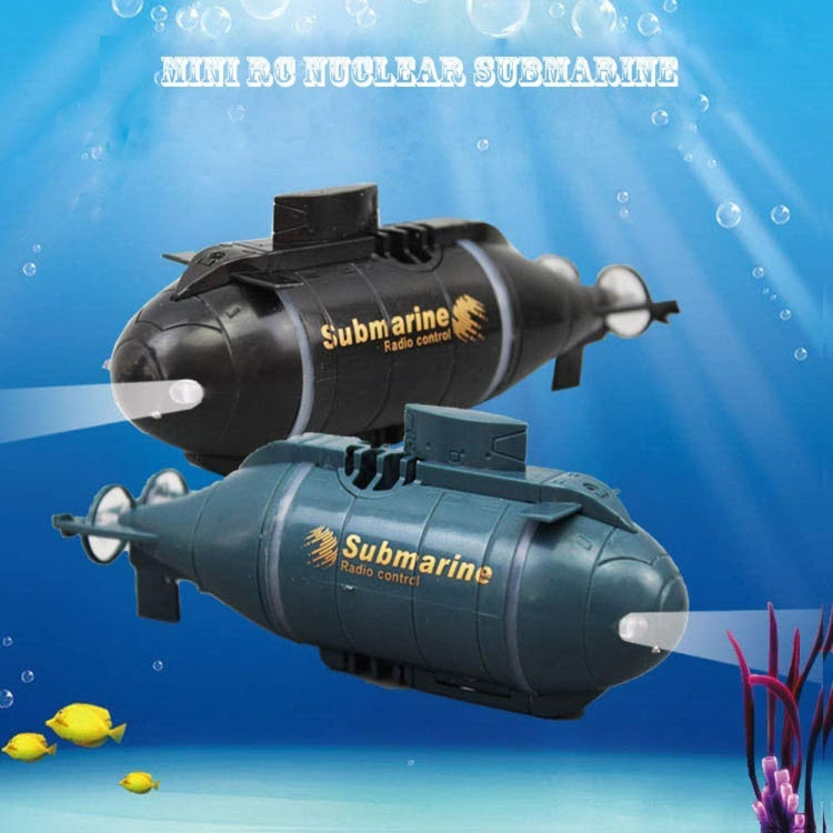 Children 2.4G Electric Six-Way Mini Submarine Model Boy Playing In Water Remote Control Boat Nuclear Submarine(Blue) by bashfashion