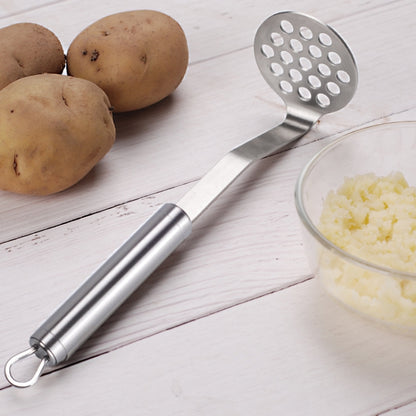 304 Stainless Steel Potato Masher Baby Food Supplement Tool by bashfashion