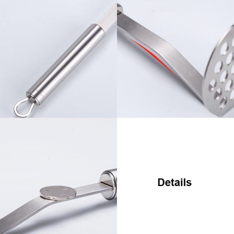 304 Stainless Steel Potato Masher Baby Food Supplement Tool by bashfashion