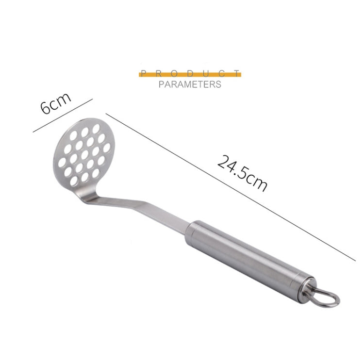 304 Stainless Steel Potato Masher Baby Food Supplement Tool by bashfashion