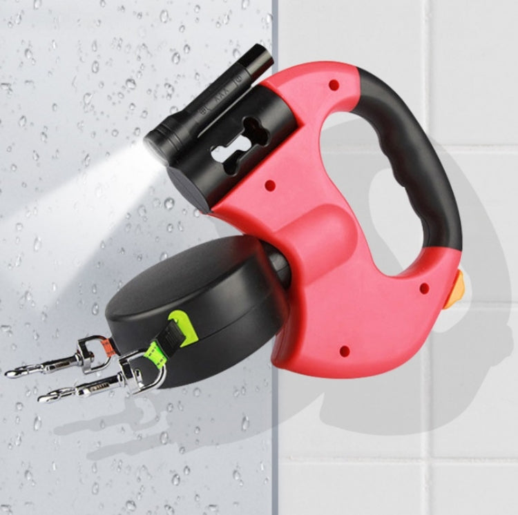 Medium & Large Dog Tractor With LED Light For Night Travel Lighting Traction Rope(Red) by bashfashion