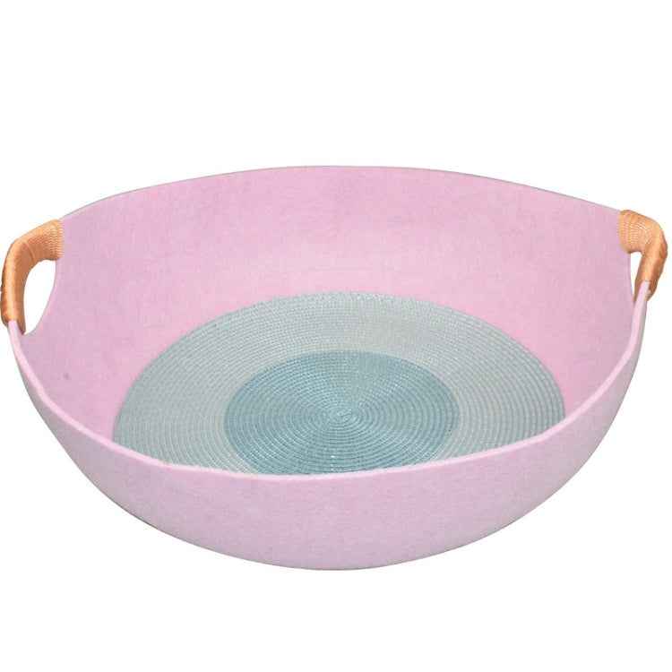 Four Seasons Universal Felt Nest For Pets Cat Bed Pet Supplies(Pink) by bashfashion