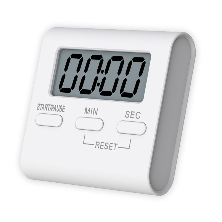 Kitchen Baking Timer Student Learning Reminder Timer(White) by bashfashion