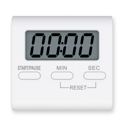 Kitchen Baking Timer Student Learning Reminder Timer(White) by bashfashion