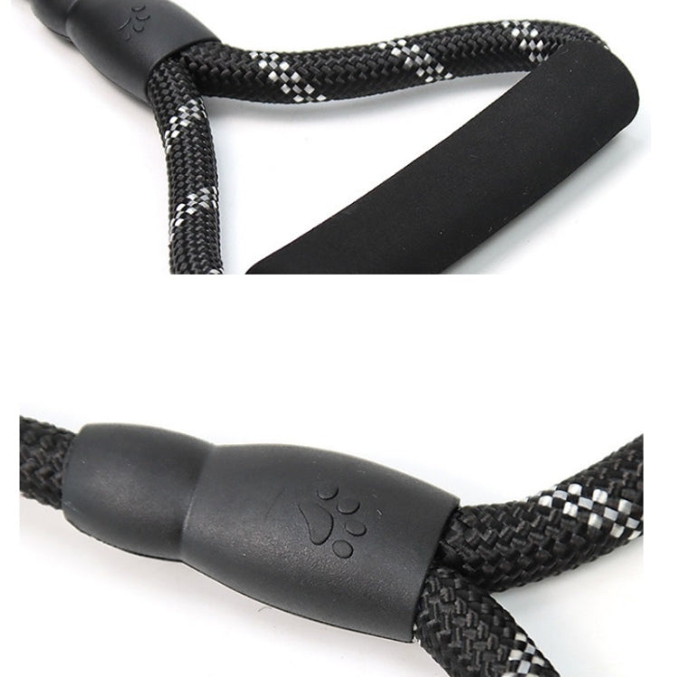 Pet Reflective Leash Medium & Large Dog Walking Supplies(Black) by bashfashion