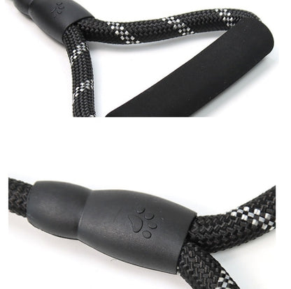 Pet Reflective Leash Medium & Large Dog Walking Supplies(Black) by bashfashion