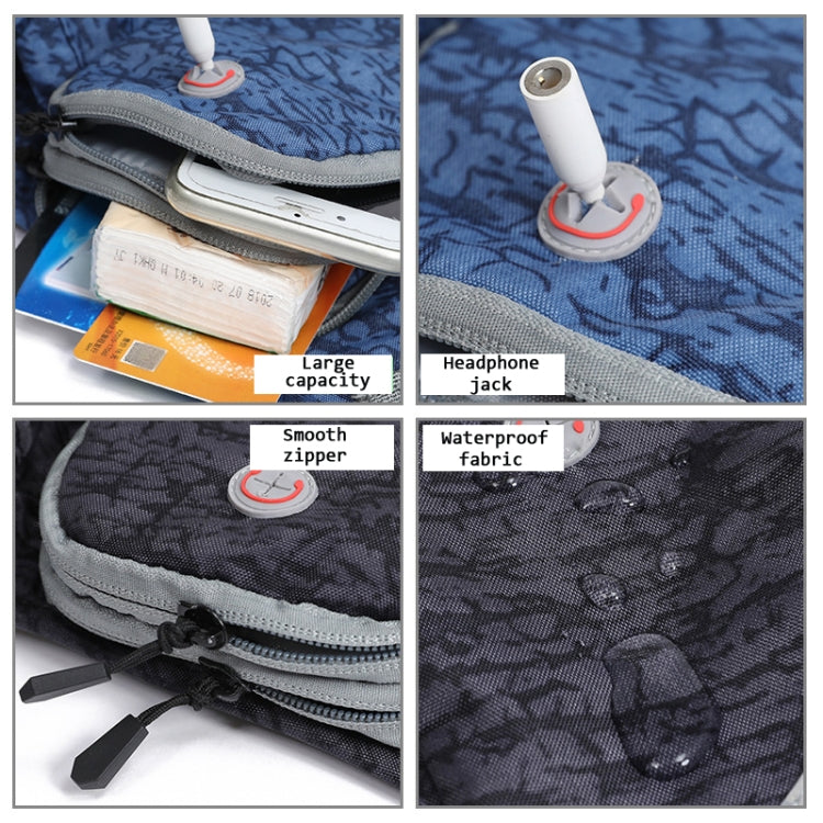 Outdoor Running Sports Nylon Waist Bag Cycling Mountaineering Water Bottle Bag(Gray) by bashfashion