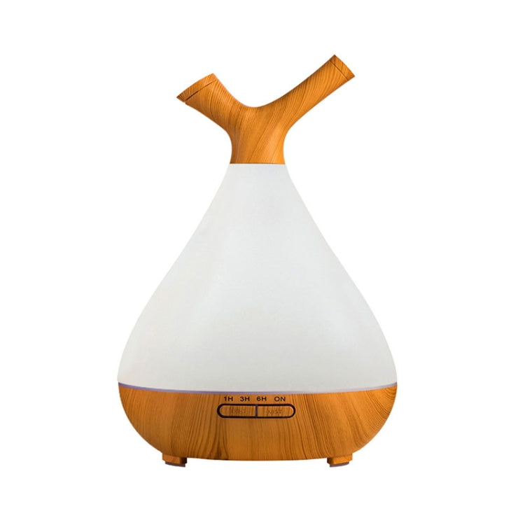 YCTA-008 Household Mute Small Wood Grain Colorful Light Aroma Diffuser Night Tree Air Humidifier, Product specifications: US Plug(Light Wood Grain) by bashfashion