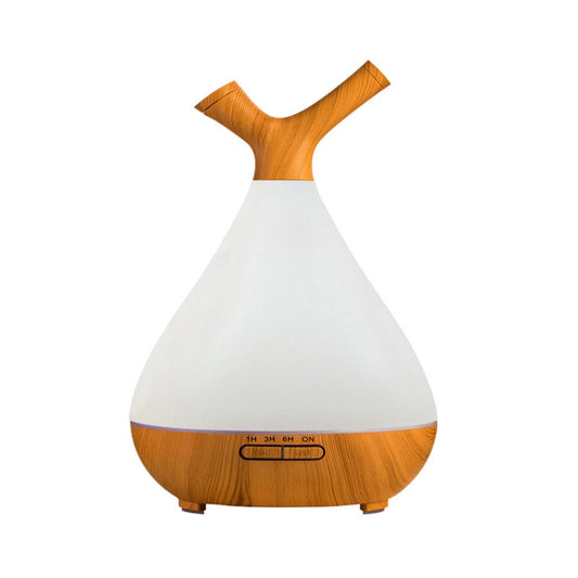 YCTA-008 Household Mute Small Wood Grain Colorful Light Aroma Diffuser Night Tree Air Humidifier, Product specifications: EU Plug(Light Wood Grain) by bashfashion