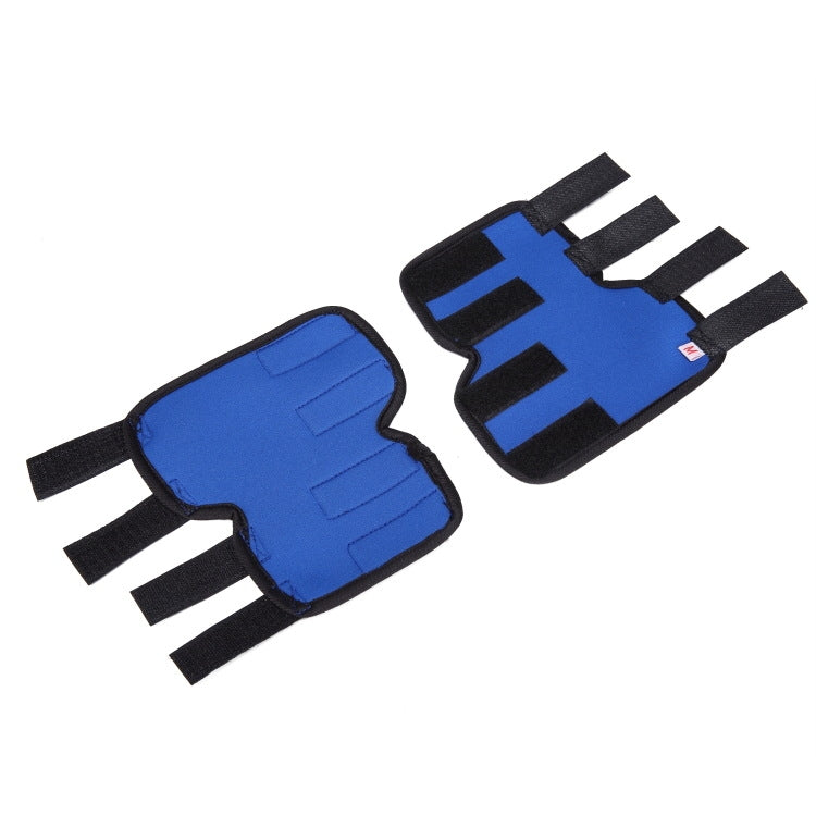 Pet Knee Pads Dog Leg Guards Pet Protective Gear Surgery Injury Sheath, Size: M(HJ03 Classic Blue) by bashfashion