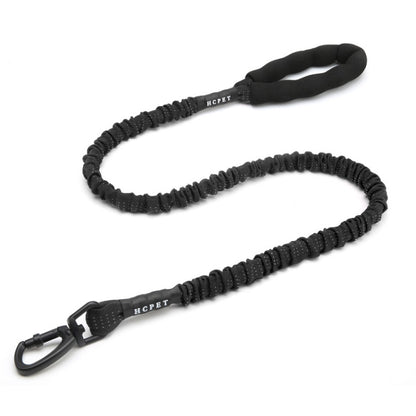 HCPET Dog Traction Rope Pet High-Elastic Explosion-Proof Elastic Rope, Length: 75cm(Black) by HCPET