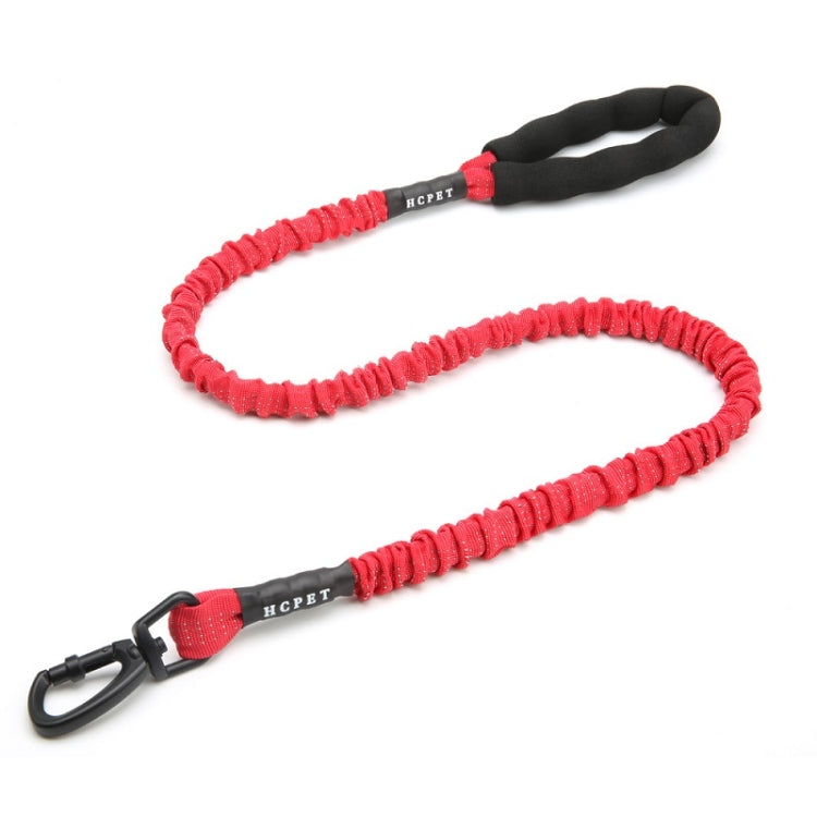HCPET Dog Traction Rope Pet High-Elastic Explosion-Proof Elastic Rope, Length: 75cm(Red) by HCPET