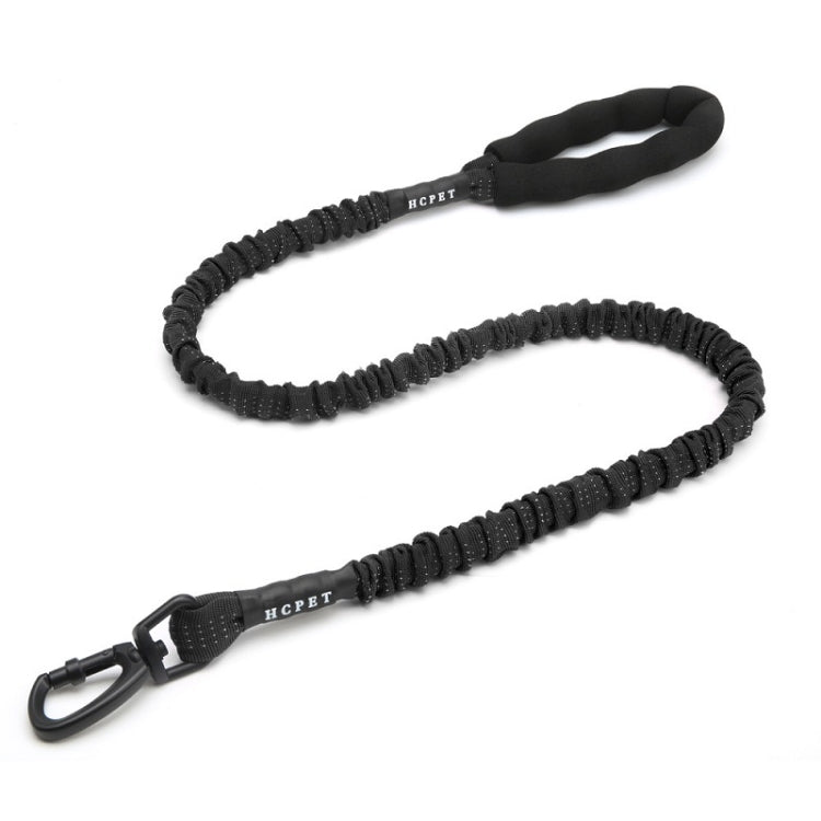 HCPET Dog Traction Rope Pet High-Elastic Explosion-Proof Elastic Rope, Length: 120cm(Black) by HCPET