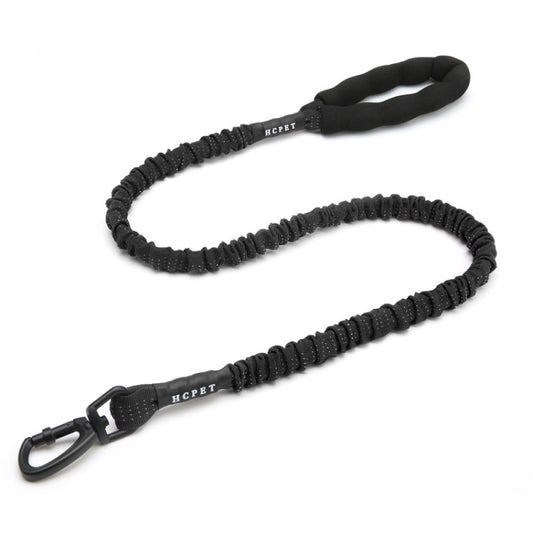 HCPET Dog Traction Rope Pet High-Elastic Explosion-Proof Elastic Rope, Length: 120cm(Black) by HCPET
