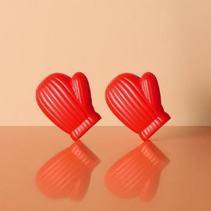 Glove Shape Food Bag Holder Plastic Bag Sealing Clip Snack Sealing Clip(Red) by bashfashion