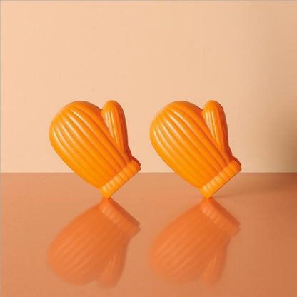 Glove Shape Food Bag Holder Plastic Bag Sealing Clip Snack Sealing Clip(Orange) by bashfashion