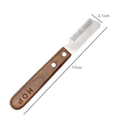 HOP Terrier Dog Plucking Knife Pet Grooming & Shaving Tool(CS276 Right Hand) by bashfashion