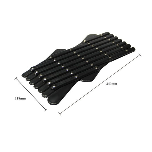 Pet Car Window Protective Fence Car Retractable Protective Fence, Specification: 24x11.8x1.2cm(Black) by bashfashion