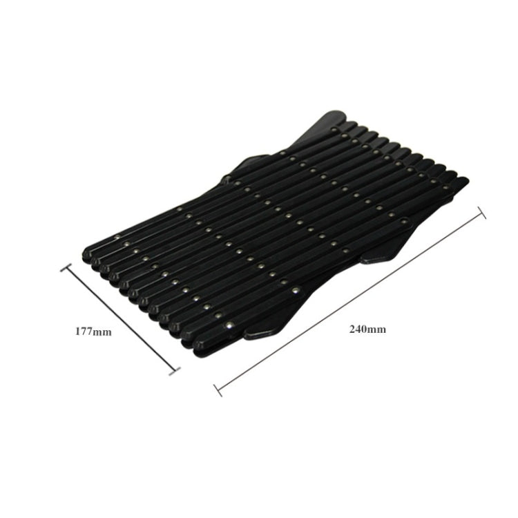 Pet Car Window Protective Fence Car Retractable Protective Fence, Specification: 24x17.7x1.2cm(Black) by bashfashion