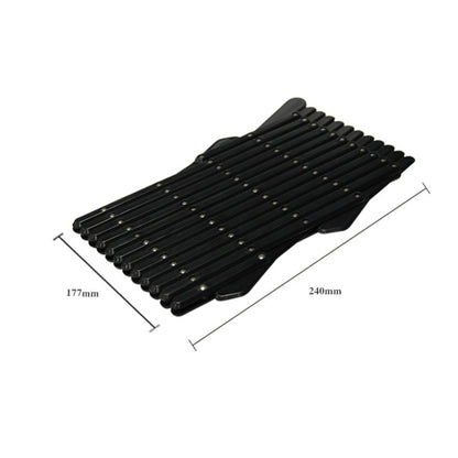 Pet Car Window Protective Fence Car Retractable Protective Fence, Specification: 24x17.7x1.2cm(Black) by bashfashion