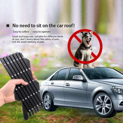 Pet Car Window Protective Fence Car Retractable Protective Fence, Specification: 24x17.7x1.2cm(Black) by bashfashion
