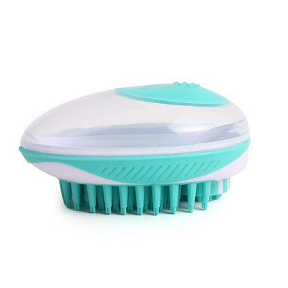 Pet Bath Brush Dog Massage Cleaning And Beauty Products(Green) by bashfashion