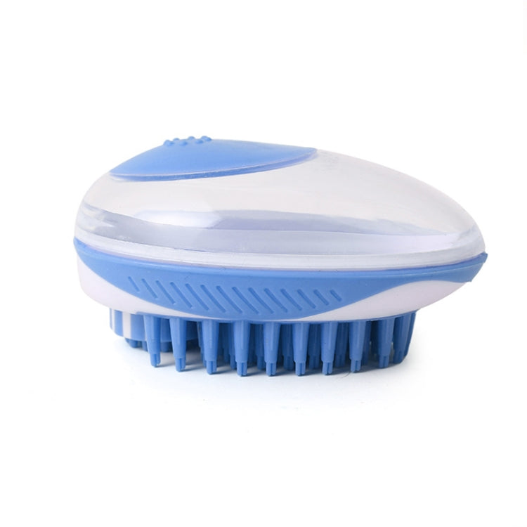 Pet Bath Brush Dog Massage Cleaning And Beauty Products(Blue) by bashfashion