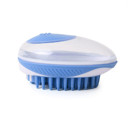 Pet Bath Brush Dog Massage Cleaning And Beauty Products(Blue) by bashfashion