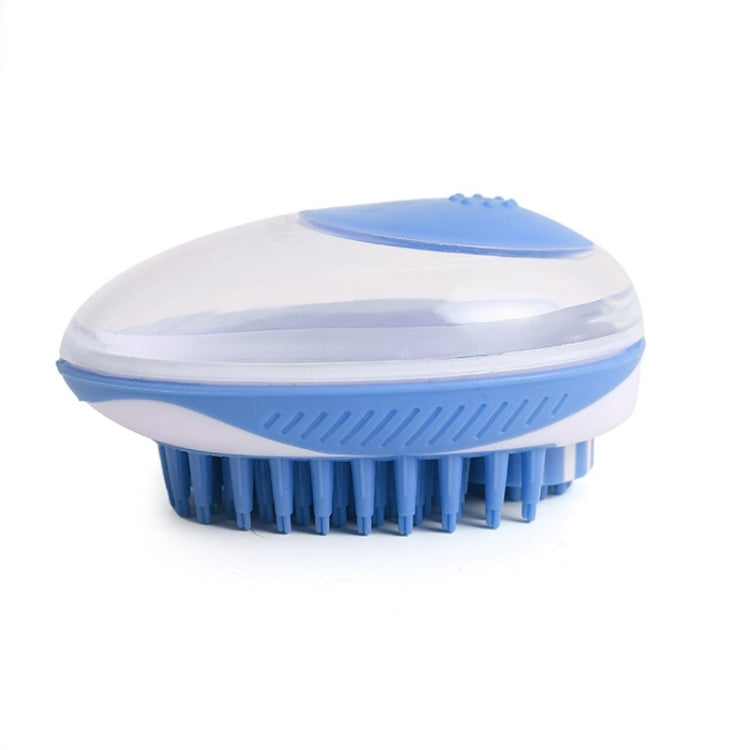 Pet Bath Brush Dog Massage Cleaning And Beauty Products(Blue) by bashfashion
