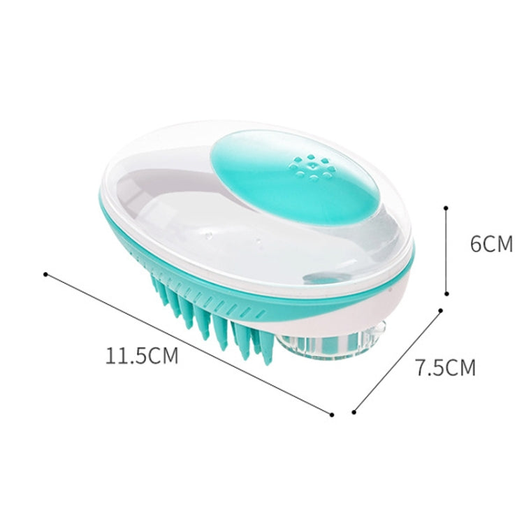 Pet Bath Brush Dog Massage Cleaning And Beauty Products(Green) by bashfashion