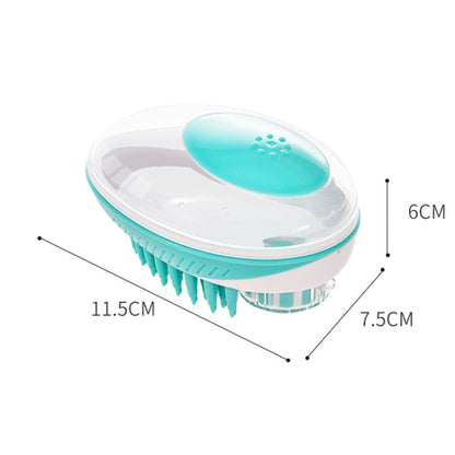 Pet Bath Brush Dog Massage Cleaning And Beauty Products(Green) by bashfashion